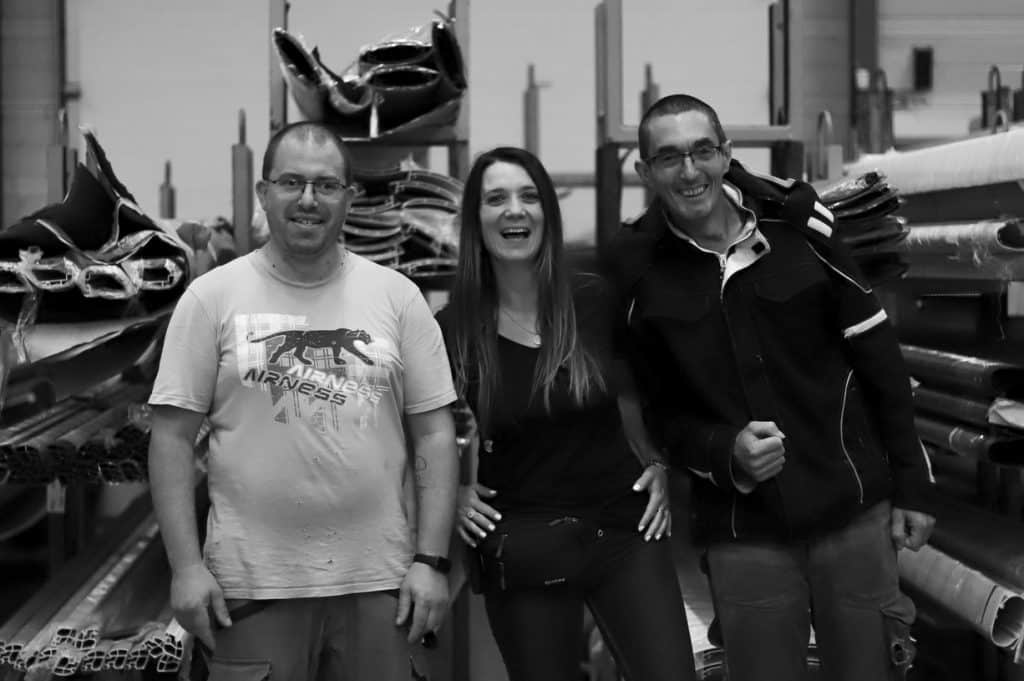 Employés de Manufacture Sud Bourgogne dans l’atelier de production