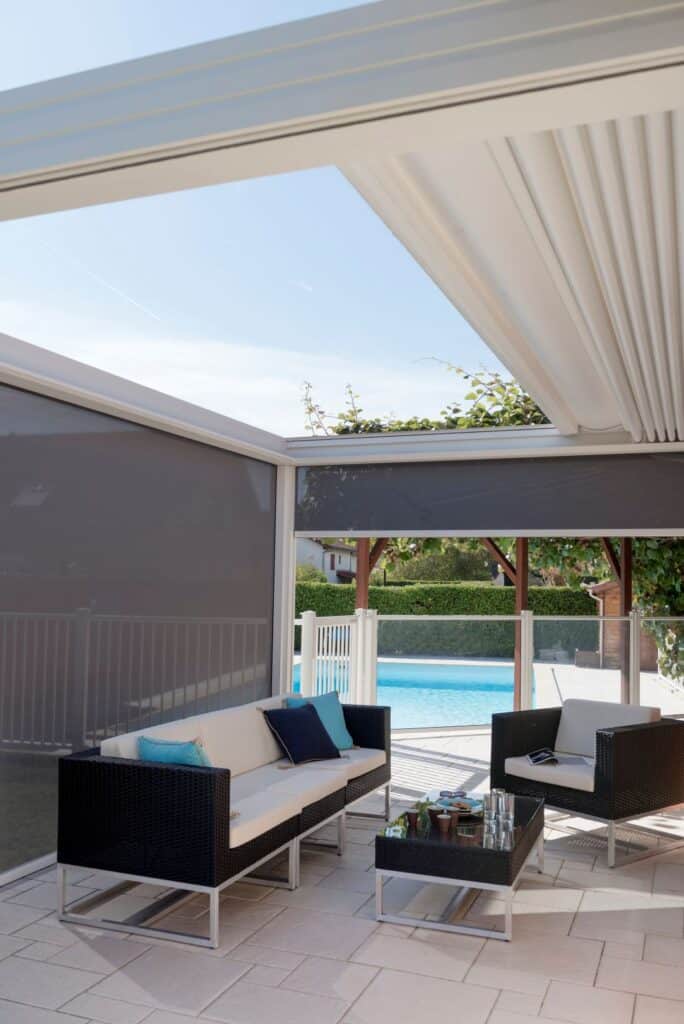 pergola toile rétractable